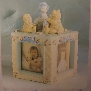BABY 4 Sided Cube Photo Frame Vintage 1992 Terragrafics
